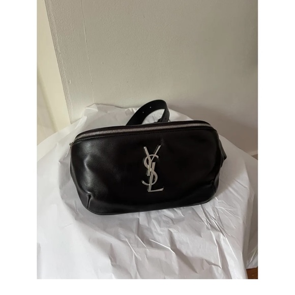 Yves Saint Laurent Bags Ysl Black Leather Belt Bag Poshmark